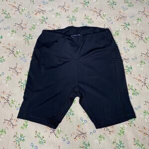 Beverly Hills Polo Club Pocket Bike Short Black Medium Workout Casual Stretchy